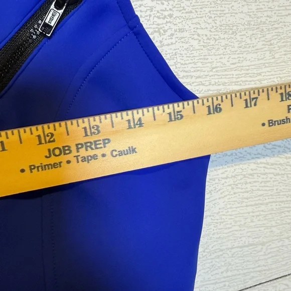 Magicsuit Royal Blue Zip-Front One-Piece Swimsuit Estimated size large - Picture 4 of 13